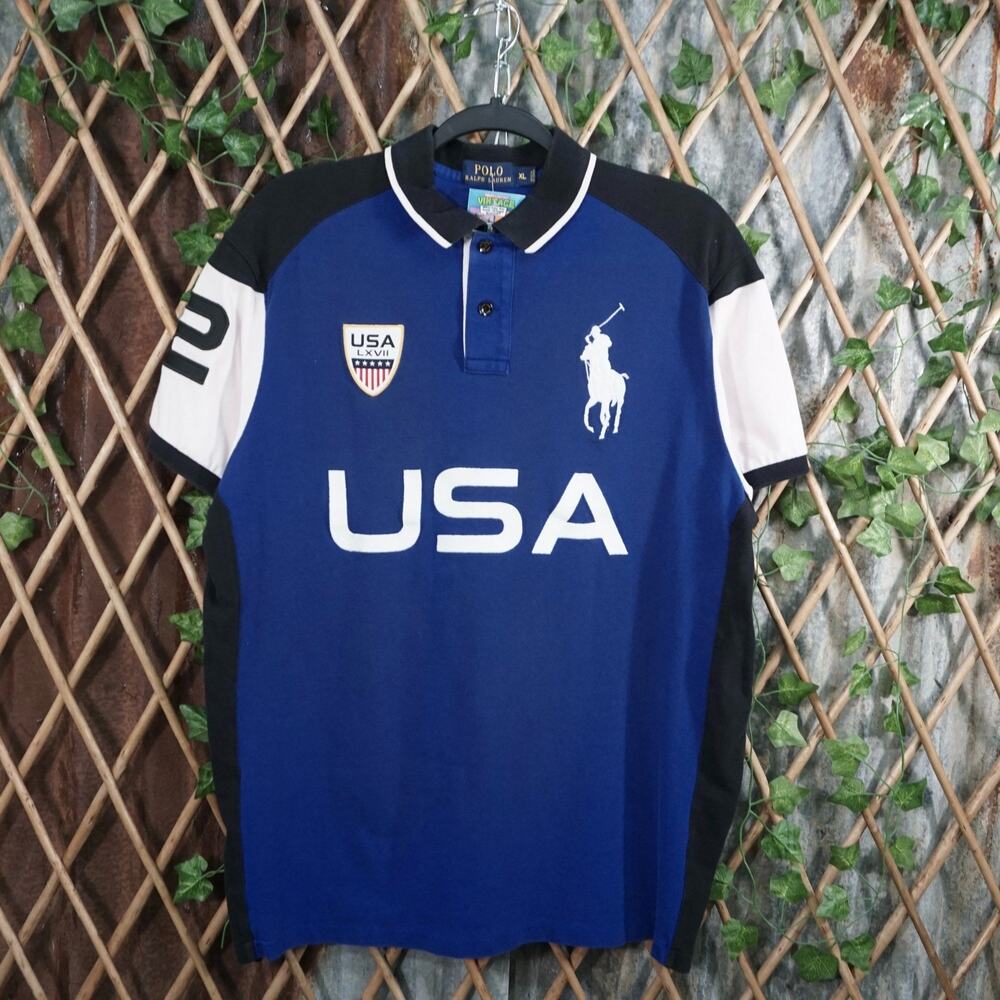 XL - Vintage Y2K Polo Ralph Lauren T-Shirts big pony
